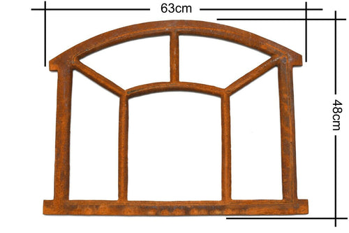 Stallfenster 63cm aus Gusseisen Oberlicht Rost Fenster Eisenfenster Antik Stil - bendergold.de