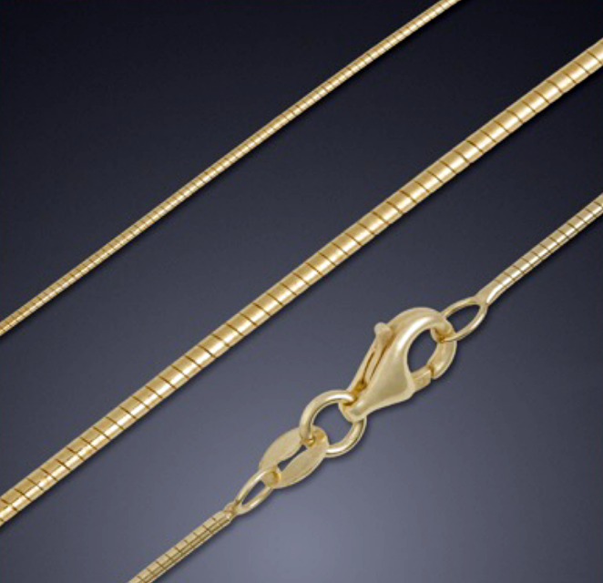 2, 7g Omegareif 40cm - 585 Gelbgold 14k Gold