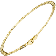 Lade das Bild in den Galerie-Viewer, Massives Gold Armband 333 Gelbgold 19cm / 1,9g
