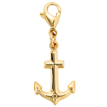 Lade das Bild in den Galerie-Viewer, Maritim Charm Anker aus Gold 333,- Anhänger - 0,5g Goldcharm
