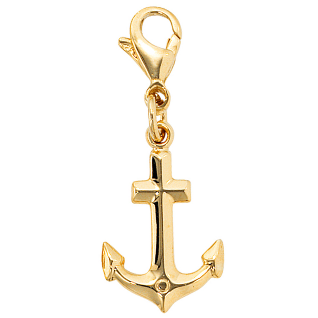 Maritim Charm Anker aus Gold 333,- Anhänger - 0,5g Goldcharm