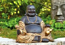 Lade das Bild in den Galerie-Viewer, Glücklicher Buddha Figur Groß 30cm
